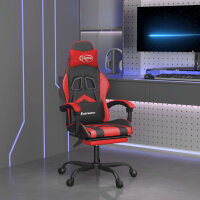 vidaXL Gaming-Stuhl mit Fußstütze Drehbar...