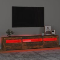 vidaXL TV-Schrank mit LED-Leuchten R&auml;uchereiche 195x35x40 cm