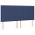 vidaXL Boxspringbett mit Matratze Blau 180x200 cm Stoff