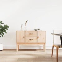 vidaXL Sideboard 110x40x78 cm Massivholz Kiefer