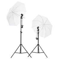 vidaXL Fotostudio-Set mit Leuchten, Hintergrund und...