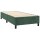 vidaXL Boxspringbett mit Matratze Dunkelgr&uuml;n 90x190 cm Samt