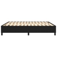 vidaXL Boxspringbett Schwarz 180x200 cm Stoff