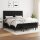 vidaXL Boxspringbett mit Matratze Schwarz 180x200 cm Stoff