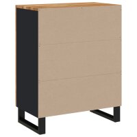 vidaXL Sideboard 60x33x75 cm Massivholz Akazie