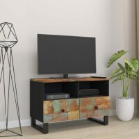 vidaXL TV-Schrank 70x33x46 cm Altholz Massiv