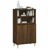 vidaXL Highboard Braun Eichen-Optik 60x36x110 cm Holzwerkstoff