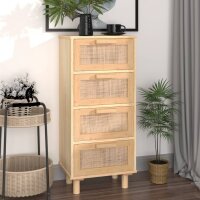 vidaXL Sideboard Braun 40x30x90 cm Massivholz Kiefer und...