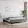 vidaXL Boxspringbett Dunkelgrau 180x200 cm Stoff