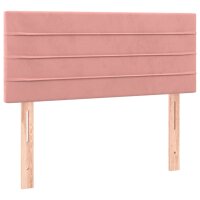 vidaXL Kopfteil Rosa 90x5x78/88 cm Samt