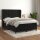 vidaXL Boxspringbett mit Matratze Schwarz 140x190 cm Samt