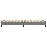 vidaXL Boxspringbett Dunkelgrau 90x190 cm Stoff