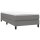 vidaXL Boxspringbett Dunkelgrau 90x190 cm Stoff