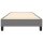 vidaXL Boxspringbett Dunkelgrau 90x190 cm Stoff