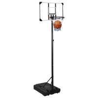 vidaXL Basketballständer Transparent 235-305 cm...