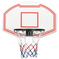 vidaXL Basketballkorb Wei&szlig; 90x60x2 cm Polyethylen