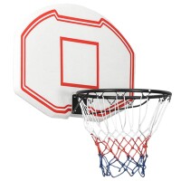 vidaXL Basketballkorb Wei&szlig; 90x60x2 cm Polyethylen