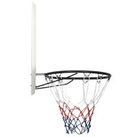 vidaXL Basketballkorb Wei&szlig; 90x60x2 cm Polyethylen