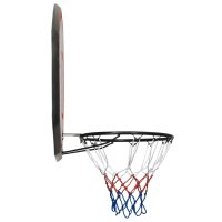 vidaXL Basketballkorb Schwarz 109x71x3 cm Polyethylen