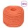 vidaXL Arbeitsseil Orange 10 mm 50 m Polypropylen