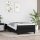 vidaXL Boxspringbett mit Matratze Schwarz 90x190 cm Stoff