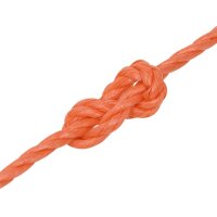 vidaXL Arbeitsseil Orange 3 mm 100 m Polypropylen