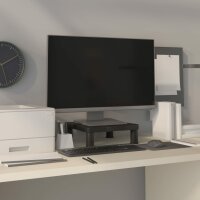 vidaXL Monitorständer Schwarz 33,5x34x10,5 cm