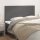 vidaXL Kopfteile 4 Stk. Grau 90x5x78/88 cm Kunstleder