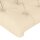 vidaXL Kopfteile 4 Stk. Creme 100x7x78/88 cm Stoff