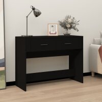 vidaXL Konsolentisch Schwarz 100x39x75 cm Holzwerkstoff