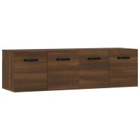 vidaXL Wandschr&auml;nke 2Stk Braun Eichen-Optik 80x35x36,5cm Holzwerkstoff