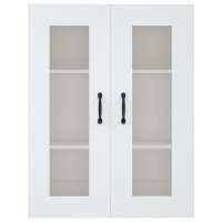 vidaXL H&auml;ngeschrank Wei&szlig; 69,5x34x90 cm