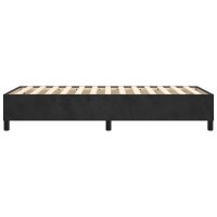 vidaXL Boxspringbett Schwarz 80x200 cm Samt