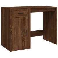 vidaXL Schreibtisch Braun Eichen-Optik 100x49x75 cm Holzwerkstoff