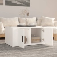 vidaXL Couchtisch Wei&szlig; 80x50x36 cm Holzwerkstoff