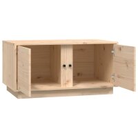 vidaXL Couchtisch 80x50x40 cm Massivholz Kiefer