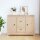 vidaXL Sideboard 100x35x74 cm Massivholz Kiefer