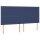 vidaXL Boxspringbett mit Matratze Blau 200x200 cm Stoff