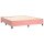 vidaXL Boxspringbett mit Matratze Rosa 180x200 cm Samt