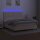 vidaXL Boxspringbett mit Matratze &amp; LED Creme 180x200 cm Stoff