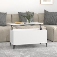 vidaXL Couchtisch Weiß 90x44,5x45 cm Holzwerkstoff