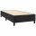 vidaXL Boxspringbett mit Matratze &amp; LED Schwarz 100x200 cm Samt