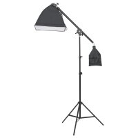 vidaXL Fotostudio-Set mit Leuchten und Hintergrund