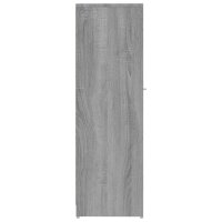 vidaXL Badschrank Grau Sonoma 30x30x95 cm Holzwerkstoff