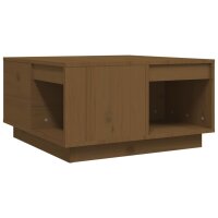 vidaXL Couchtisch Honigbraun 60x61x32,5 cm Massivholz Kiefer