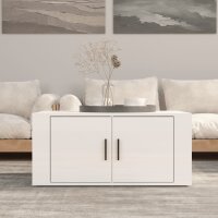 vidaXL Couchtisch Hochglanz-Weiß 80x50x36 cm...