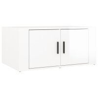 vidaXL Couchtisch Hochglanz-Weiß 80x50x36 cm...