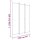 vidaXL 3-tlg. Paravent Braun 150x220 cm Stoff