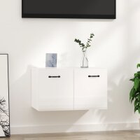 vidaXL Wandschrank Hochglanz-Weiß 80x35x36,5 cm...