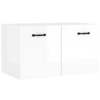 vidaXL Wandschrank Hochglanz-Weiß 80x35x36,5 cm...